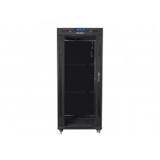 ARMARIO LANBERG RACK 19" 22U 800X1000 FLAT PACK NEGRO PUERTA CRISTAL CON LCD