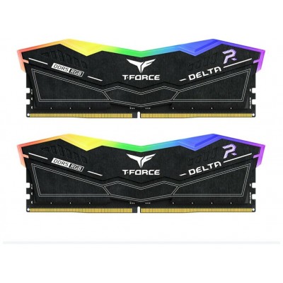 DDR5 TEAMGROUP T-FORCE DELTA RGB 16GB X2 6400 NEGRO