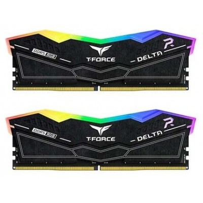 DDR5 TEAMGROUP T-FORCE DELTA RGB 32GB X2 6000 NEGRO