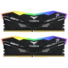 DDR5 TEAMGROUP T-FORCE DELTA RGB 16GB X2 6000 NEGRO CL30-39-39-76 1.4V
