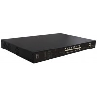 SWITCH LEVEL ONE NO GESTION 16P 10/100 POE 270W + 2