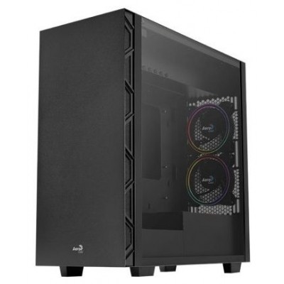 CAJA ATX SEMITORRE GAMING AEROCOOL FLO SATURN BLACK