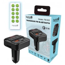 TRANSMISOR DE COCHE DIGIVOLT FM-932 FM BLUETOOTH V5.0