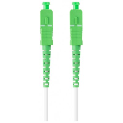 CABLE DE FIBRAOPTICA LANBERG 10M MONO SC/APC-SC/APC SIMPLEX G657A2 LSZH BLANC