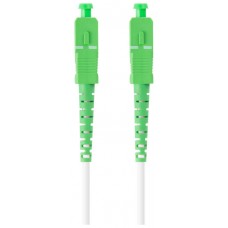 CABLE DE FIBRAOPTICA LANBERG 10M MONO SC/APC-SC/APC SIMPLEX G657B3 LSZH BLANC