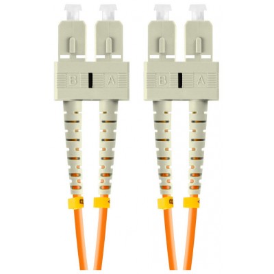 CABLE DE FIBRAOPTICA LANBERG 2M MULT SC/UPC-SC/UPC DUPLEX OM2 50/125 LSZH NARAJ