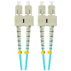 CABLE DE FIBRAOPTICA LANBERG 1M MULT SC/UPC-SC/UPC DUPLEX OM3 50/125 LSZH AZUL