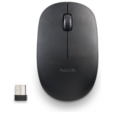 RATON NGS INALAMBRICO FOG PRO BLACK USB 1000DPI