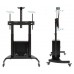 TooQ “NARNIA” Soporte de Suelo con Armario Multiusos + Accesorios Rack para Pantallas 60"- 100", Negro (Espera 4 dias)