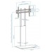 Tooq FS2288M-B Soporte suelo Mirror 32"-85"