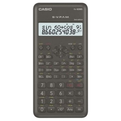 CALCULADORA CIENTIFICA CASIO FX-82MS-II/NEGRO (Espera 4 dias)