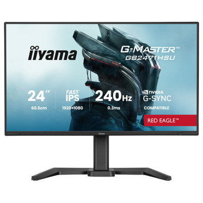 iiyama GB2471HSU-B1 pantalla para PC 60,5 cm (23.8") 1920 x 1080 Pixeles Negro (Espera 4 dias) iiyama GB2471HSU-B1 pantalla para PC 60,5 cm (23.8") 1920 x 1080 Pixeles Negro (Espera 4 dias)