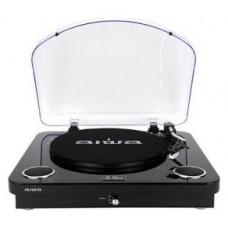 Tocadiscos Bluetooth Aiwa Gbtur-120 Black Bt 5.0 + Edr