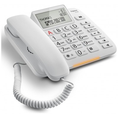 Gigaset DL380 Teléfono analógico Blanco Identificador de llamadas (Espera 4 dias)