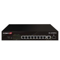 Edimax GS-5210PLG Switch 10xGbE LR PoE+ (1xSFP)