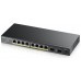 Zyxel GS1100-10HP v2 No administrado Gigabit Ethernet (10/100/1000) Energía sobre Ethernet (PoE) Negro (Espera 4 dias)
