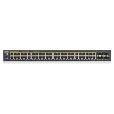 Zyxel GS1920-48HPV2 Gestionado Gigabit Ethernet (10/100/1000) Energía sobre Ethernet (PoE) Negro (Espera 4 dias)