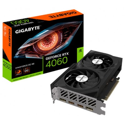 Gigabyte GeForce RTX 4060 WINDFORCE OC 8G NVIDIA 8 GB GDDR6 (Espera 4 dias)