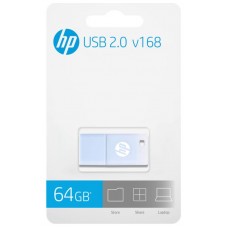 USB 2.0 HP 64GB v168 AZUL