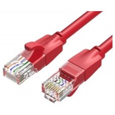 CABLE DE RED LATIGUILLO RJ45 UTP CAT6 AWG26 1 M ROJO VENTION (Espera 4 dias)