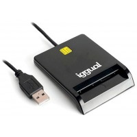 iggual Lector tarjetas ID DNI SIP USB 2.0 negro