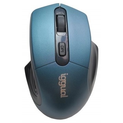 iggual Ratón inalámbrico ERGONOMIC-L-1600DPI azul