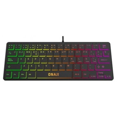 ONAJI Teclado 60% gaming KII RGB