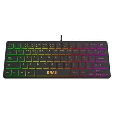 ONAJI Teclado 60% gaming KII RGB