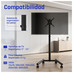 iggual SRTV55 Soporte TV suelo ruedas 13"-55" 20kg iggual SRTV55 Soporte TV suelo ruedas 13"-55" 20kg