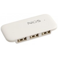 NGS IHUB4 - Hub de 4 puertos USB 2.0 - Blanco