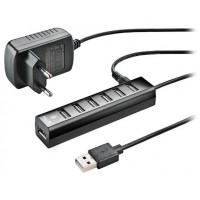 Hub Usb 2.0 Ngs A 7xusb-a Con Adaptador De Corriente