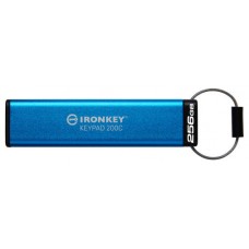 Kingston Technology IronKey Keypad 200 unidad flash USB 256 GB USB Tipo C 3.2 Gen 1 (3.1 Gen 1) Azul (Espera 4 dias)