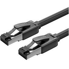 CABLE DE RED LATIGUILLO RJ45 CAT.8 SFTP 20 M NEGRO VENTION (Espera 4 dias) CABLE DE RED LATIGUILLO RJ45 CAT.8 SFTP 20 M NEGRO VENTION (Espera 4 dias)