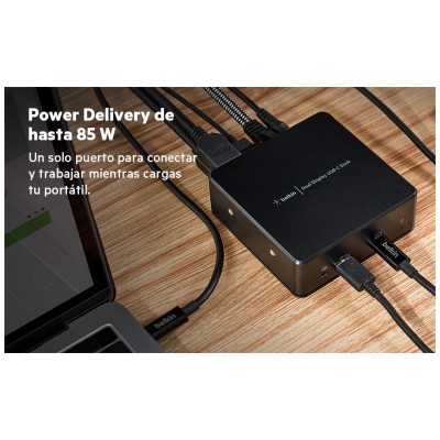 Docking Usb-c Belkin Inc002vfbk A 2xhdmi 1.4 3xusb-a