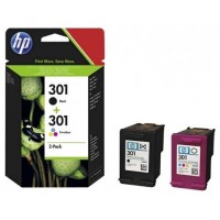 HP nº301 Pack 2 Cartuchos (Negro/Tricolor)