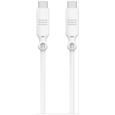 CABLE BIGBEN ECO USB C a USB C 1.2M 3A BLANCO (Espera 4 dias)