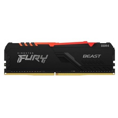 MEMORIA KINGSTON DIMM DDR4 8GB 3200MHZ CL16 FURY BEAST (Espera 4 dias)