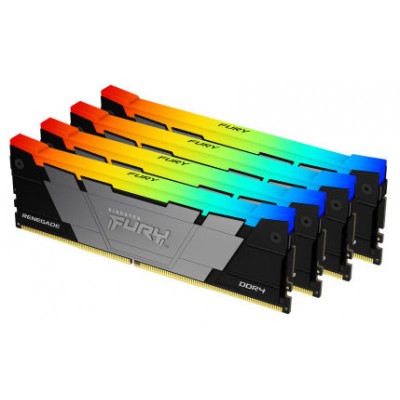 Kingston Technology FURY Renegade RGB módulo de memoria 64 GB 4 x 16 GB DDR4 3200 MHz (Espera 4 dias)