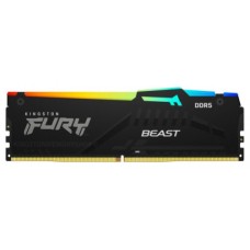 MEMORIA KINGSTON FURY BEAST RGB DDR5 8GB 4800MT/S  CL38  KF5 (Espera 4 dias)