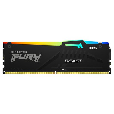DDR5 32 GB 5600 Mhz. FURY BEAST RGB KINGSTON (Espera 4 dias)