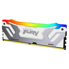 MEMORIA KINGSTON 24GB 8400MT/S DDR5 CL40 CUDIMM FURY RENEGADE RGB WHITE XMP - KF584CU40RWA-24 (Espera 4 dias) MEMORIA KINGSTON 24GB 8400MT/S DDR5 CL40 CUDIMM FURY RENEGADE RGB WHITE XMP - KF584CU40RWA-24 (Espera 4 dias)