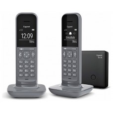 Gigaset CL390 Duo Teléfono DECT/analógico Gris Identificador de llamadas (Espera 4 dias)