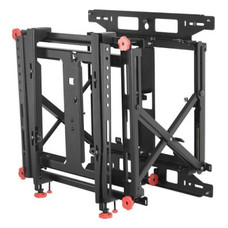 SHARP HIGH-END VIDEO WALL MOUNT WITH QUICK RELEASE FOR SINGLE INSTALLATION OF 46" AND 55". CONNECTOR KITS HAVE TO BE ORDERED SEPARATELY. LANDSCAPE AND PORTRAIT ORIENTATION(L5004VW-QR46-55) (Espera 4 dias)