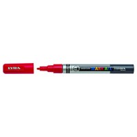 MARCADOR PERMANENTE MARK ALL ROJO 1 MM LYRA GROOVE L6810018 (Espera 4 dias)