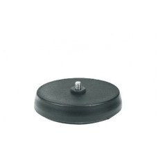 BOSCH LBC1227/01 SOPORTE DE SOBREMESA PARA MICRÓFONO, NEGRO MATE, BASE DE HIERRO FUNDIDO PESADA Y REDONDA, 130 MM (5,12 IN) DE DIÁMETRO CON GOMA AMORTIGUADORA EN LA PARTE INFERIOR, CON PERNO WHITWORTH DE 3/8 IN. (Espera 4 dias)