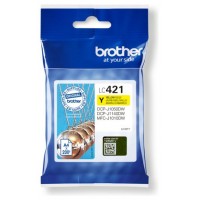 BROTHER Cartucho de tinta amarillo LC421Y para DCP-J1050DW / DCP-J1140DW / MFC-J1010DW