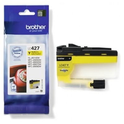 BROTHER cartucho de tinta amarillo para la mfcj5955dw y mfcj6955dw/LC427Y