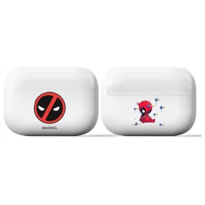 ESTUCHE PROTECTOR AIRPODS PRO DEADPOOL BLANCO (Espera 4 dias)