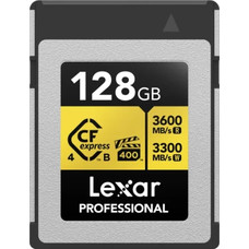 LEXAR 128GB PROFESSIONAL CFEXPRESS 4.0 TYPE-B CARD, UP TO 3600MB/S READ 3300MB/S WRITE, 1000MB/S SUSTAINED WRITE, SUPPORT 8K RAW VIDEO (Espera 4 dias) LEXAR 128GB PROFESSIONAL CFEXPRESS 4.0 TYPE-B CARD, UP TO 3600MB/S READ 3300MB/S WRITE, 1000MB/S SUSTAINED WRITE, SUPPORT 8K RAW VIDEO (Espera 4 dias)