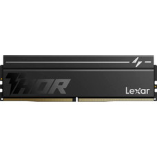 LEXAR THOR 2.0 DDR5 16GB 6000 CL38 1.3V MEMORY WITH HEATSINK, SINGLE PACK, BLACK COLOR (Espera 4 dias) LEXAR THOR 2.0 DDR5 16GB 6000 CL38 1.3V MEMORY WITH HEATSINK, SINGLE PACK, BLACK COLOR (Espera 4 dias)